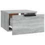 Sonoma gray wall bedside table 34x30x20 cm by , Lockers and storage cabinets - Ref: Foro24-817089, Price: 28,12 €, Discount: %