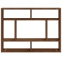 Brown oak engineered wood wall shelf 75x16x55 cm by , Shelves and shelves - Ref: Foro24-815845, Price: 35,85 €, Discount: %