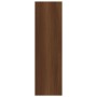 Brown oak engineered wood wall shelf 75x16x55 cm by , Shelves and shelves - Ref: Foro24-815845, Price: 35,85 €, Discount: %