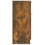 Aparador madera contrachapada color roble ahumado 30x30x70 cm de , Aparadores - Ref: Foro24-817000, Precio: 43,99 €, Descuent...