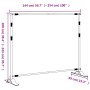 Backdrop stands 2 pcs black steel 254x243 cm by , studio montages - Ref: Foro24-3187466, Price: 161,69 €, Discount: %