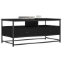 Black engineered wood coffee table 100x51x45 cm by , Coffee table - Ref: Foro24-835284, Price: 92,09 €, Discount: %