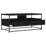 Black engineered wood coffee table 100x51x45 cm by , Coffee table - Ref: Foro24-835284, Price: 92,09 €, Discount: %