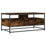 Smoked oak engineered wood coffee table 100x51x45 cm by , Coffee table - Ref: Foro24-835286, Price: 73,17 €, Discount: %