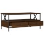 Brown oak engineered wood coffee table 100x51x45 cm by , Coffee table - Ref: Foro24-835303, Price: 91,26 €, Discount: %