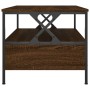 Brown oak engineered wood coffee table 100x51x45 cm by , Coffee table - Ref: Foro24-835303, Price: 91,26 €, Discount: %