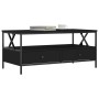 Black engineered wood coffee table 100x51x45 cm by , Coffee table - Ref: Foro24-835299, Price: 91,26 €, Discount: %