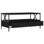 Black engineered wood coffee table 100x51x45 cm by , Coffee table - Ref: Foro24-835299, Price: 91,26 €, Discount: %