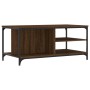 Mesa de centro madera contrachapada roble marrón 100x50x45 cm de , Mesas de centro - Ref: Foro24-835308, Precio: 42,29 €, Des...