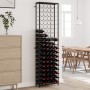 Wine rack for 95 bottles black wrought iron 54x18x200 cm by , Wine racks - Ref: Foro24-358368, Price: 203,39 €, Discount: %