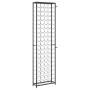 Wine rack for 95 bottles black wrought iron 54x18x200 cm by , Wine racks - Ref: Foro24-358368, Price: 203,39 €, Discount: %