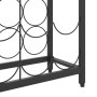 Wine rack for 95 bottles black wrought iron 54x18x200 cm by , Wine racks - Ref: Foro24-358368, Price: 203,39 €, Discount: %