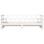 Sofá cama nido madera maciza de pino blanco 90x190 cm de , Camas y somieres - Ref: Foro24-836211, Precio: 190,74 €, Descuento: %