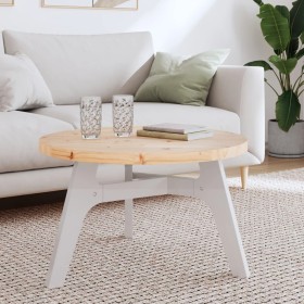 Round solid pine wood table top Ø70x3 cm by , Table tops - Ref: Foro24-833667, Price: 63,27 €, Discount: %