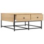 Mesa de centro madera de ingeniería roble Sonoma 80x80x40 cm de , Mesas de centro - Ref: Foro24-835355, Precio: 49,60 €, Desc...