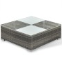 Juego de muebles de jardín 6 pzs y cojines ratán sintético gris de vidaXL, Conjuntos de jardín - Ref: Foro24-41879, Precio: 7...