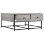 Sonoma gray engineered wood coffee table 80x80x40 cm by , Coffee table - Ref: Foro24-835357, Price: 50,72 €, Discount: %