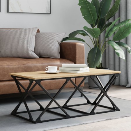 Sonoma oak engineered wood coffee table 100x49x40 cm by , Coffee table - Ref: Foro24-835360, Price: 39,77 €, Discount: %