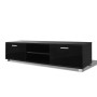 Glossy black TV cabinet 140x40.5x35 cm by vidaXL, TV Furniture - Ref: Foro24-243044, Price: 131,04 €, Discount: %