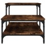 Smoked oak engineered wood coffee table 100x50.5x45cm by , Coffee table - Ref: Foro24-835381, Price: 40,52 €, Discount: %