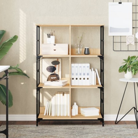 Sonoma oak engineered wood shelf 78.5x33x117.5 cm by , Bookcases and shelves - Ref: Foro24-835250, Price: 62,09 €, Discount: %