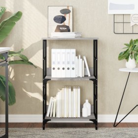 Sonoma gray engineered wood shelving 50x33x82 cm by , Bookcases and shelves - Ref: Foro24-835267, Price: 37,10 €, Discount: %