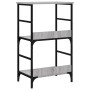 Sonoma gray engineered wood shelving 50x33x82 cm by , Bookcases and shelves - Ref: Foro24-835267, Price: 37,79 €, Discount: %