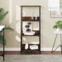 Oak brown engineered wood shelf 50x33x117.5 cm by , Bookcases and shelves - Ref: Foro24-835273, Price: 48,34 €, Discount: %