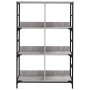 Sonoma Gray Engineered Wood Shelf 78.5x33x117.5 cm by , Bookcases and shelves - Ref: Foro24-835252, Price: 65,52 €, Discount: %