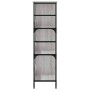 Estantería de madera de ingeniería gris Sonoma 78,5x33x117,5 cm de , Librerías y estanterías - Ref: Foro24-835252, Precio: 65...