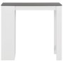 High kitchen table with white shelf 110x50x103 cm by , Kitchen and dining tables - Ref: Foro24-280216, Price: 97,61 €, Discou...