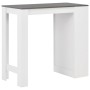 High kitchen table with white shelf 110x50x103 cm by , Kitchen and dining tables - Ref: Foro24-280216, Price: 97,61 €, Discou...