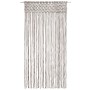 Cortina de macramé algodón gris taupé 140x240 cm de , Cortinas y visillos - Ref: Foro24-323979, Precio: 44,99 €, Descuento: %