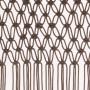 Cortina de macramé algodón gris taupé 140x240 cm de , Cortinas y visillos - Ref: Foro24-323979, Precio: 44,99 €, Descuento: %