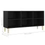 TV-Schrank, Beine aus Massivholz, schwarz, 103,5 x 30 x 50 cm von , TV-Möbel - Ref: Foro24-805942, Preis: 52,50 €, Rabatt: %