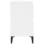 Armario para lavabo madera contrachapada blanco 80x33x60 cm de , Tocadores de baño - Ref: Foro24-821276, Precio: 94,15 €, Des...