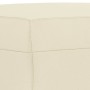 Cream synthetic leather footstool 70x55x41 cm by , Ottomans - Ref: Foro24-349312, Price: 65,46 €, Discount: %