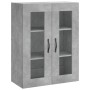 Betongrauer Wandschrank aus Holzwerkstoff, 69,5 x 34 x 90 cm von , Sideboards - Ref: Foro24-834990, Preis: 88,95 €, Rabatt: %