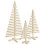 Wooden Christmas trees 3 pcs solid pine wood by , Christmas trees - Ref: Foro24-3200672, Price: 112,57 €, Discount: %