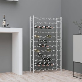 White metal wine rack for 72 bottles by , Wine racks - Ref: Foro24-340912, Price: 133,37 €, Discount: %