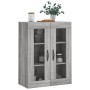 Sonoma grauer Wandschrank aus Holzwerkstoff, 69,5 x 34 x 90 cm von , Sideboards - Ref: Foro24-834992, Preis: 84,85 €, Rabatt: %