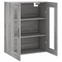 Sonoma gray engineered wood wall cabinet 69.5x34x90 cm by , Sideboards - Ref: Foro24-834992, Price: 83,13 €, Discount: %