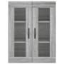 Sonoma gray engineered wood wall cabinet 69.5x34x90 cm by , Sideboards - Ref: Foro24-834992, Price: 83,13 €, Discount: %