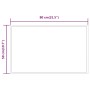 Espejo de baño con LED 50x80 cm de , Espejos - Ref: Foro24-3154080, Precio: 76,94 €, Descuento: %