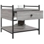 Mesa de centro madera de ingeniería gris Sonoma 50x50x50 cm de , Mesas de centro - Ref: Foro24-833968, Precio: 46,97 €, Descu...