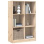 Estantería de madera maciza de pino 70x33x110 cm de , Librerías y estanterías - Ref: Foro24-836141, Precio: 102,25 €, Descuen...