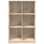 Estantería de madera maciza de pino 70x33x110 cm de , Librerías y estanterías - Ref: Foro24-836141, Precio: 102,25 €, Descuen...