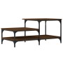 Mesa de centro madera contrachapada roble marrón 100x50,5x45 cm de , Mesas de centro - Ref: Foro24-835383, Precio: 41,06 €, D...