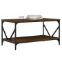 Mesa de centro madera contrachapada roble marrón 90x50x45 cm de , Mesas de centro - Ref: Foro24-835388, Precio: 40,99 €, Desc...