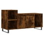 TV stand made of smoked oak plywood, measuring 100x35x55 cm. by , TV Furniture - Ref: Foro24-831329, Price: 65,51 €, Discount: %